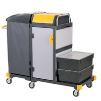 VERMOP Equipe Prewash verkleidet Reingungswagen 16648,  Maße: 124 x 55 x 111 cm