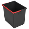 VERMOP Equipe Putzeimer,  17 Liter 1641772,  Farbe: anthrazit/rot