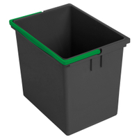 VERMOP Equipe Putzeimer,  17 Liter 1641774,  Farbe: anthrazit/grün
