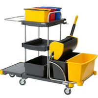 VERMOP Equipe Twixter-Press Reinigungswagen 16651,  Maße: 134 x 60 x 112 cm