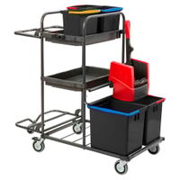 VERMOP Mistral Sprint Reinigungswagen 10850,  Maße (B x T x H): 107 x 59 x 107 cm