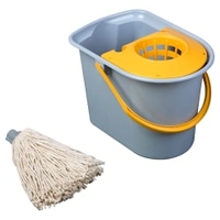 VERMOP Nasswischset Mini Aquva 19363,  Baumwoll-Wischer,  inklusive Mop,  ohne Stiel