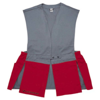 VERMOP Reinigungsjacke Satellit,  Größe XS (32-34) 1220002/XS,  Farbe: rot/grau