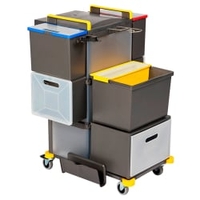 VERMOP Shopster Des Reinigungswagen 17933,  Maße: B 73 x T 70 x H 95 cm