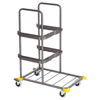 VERMOP Shopster Grundgestell Reinigungswagen 79107506,  Maße: 64 x 44, 5 x 90 cm,  Stoßschutz: anthrazit