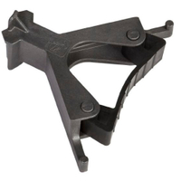 VERMOP Shopster Stielhalterung seitlich 1799306,  Maße: 30 - 40 mm mit 2 Haken