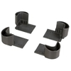 VERMOP Stoßschutz-Set 1656606,  1 Set = 4 Stück,  Farbe: anthrazit