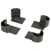 VERMOP Stoßschutz-Set 1656606,  1 Set = 4 Stück,  Farbe: anthrazit