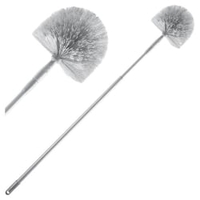 VERMOP Wand- und Deckenbesen,  Rundkopf 19510,  1 Stück,  grau