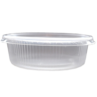 Verpackungsbecher mit Deckel PP rund 125 ml 95212,  1 Packung = 50 Stück