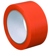 Verputzerband PVC,  glatt,  50 mm x 33 m 502350000,  Farbe: orange