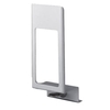 Verschlussplatten für UNIversal-Spender V05F,  Aluminium,  mattsilber eloxiert