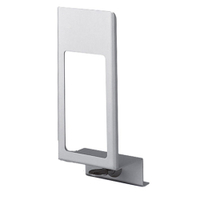 Verschlussplatten für UNIversal-Spender V05F,  Aluminium,  mattsilber eloxiert