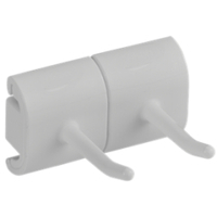 Vikan Doppelhakenmodul 10145,  Farbe: Weiß