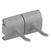 Vikan Doppelhakenmodul 101488,  Farbe: Grau