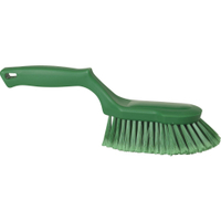 Vikan Ergonomische Handbürste,  weich/gesplisst 41672,  Farbe: grün