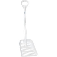 Vikan Ergonomische Schaufel,  1145 mm 56035,  Farbe: weiß