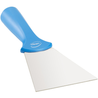 Vikan Handschaber,  Stielmodell,  100 mm 40113,  Farbe: blau