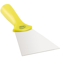 Vikan Handschaber,  Stielmodell,  100 mm 40116,  Farbe: gelb