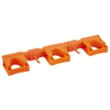 Vikan Hygienisches Hi-Flex-Wandhalterungssystem 10117,  Farbe: Orange