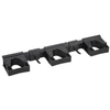 Vikan Hygienisches Hi-Flex-Wandhalterungssystem 10119,  Farbe: Schwarz