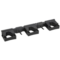 Vikan Hygienisches Hi-Flex-Wandhalterungssystem 10119,  Farbe: Schwarz