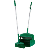Vikan Kehrschaufelset mit Besen,  370 mm 56612,  Farbe: grün
