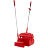 Vikan Kehrschaufelset mit Besen,  370 mm 56614,  Farbe: rot
