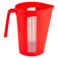 Vikan Messbecher,  2 Liter 60004,  Farbe: rot