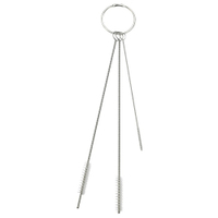 Vikan Reinigungsset mit 3 Bürsten 53625,  3-teilig,  Besatzfarbe: weiß
