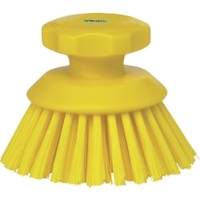 Vikan runde Handbürste,  hart 38856,  Farbe: gelb