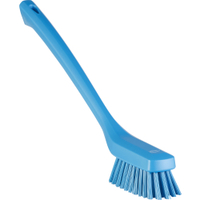 Vikan schmale Reinigungsbürste,  hart 41853,  Farbe: blau