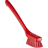 Vikan schmale Reinigungsbürste,  hart 41854,  Farbe: rot