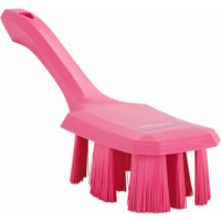 Vikan ULTRA SAFE TECHNOLOGY Handbürste mit kurzem Griff 41791,  Farbe: pink