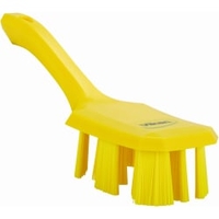 Vikan ULTRA SAFE TECHNOLOGY Handbürste mit kurzem Griff 41796,  Farbe: gelb