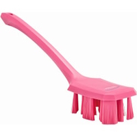 Vikan ULTRA SAFE TECHNOLOGY Handbürste mit langem Griff 41961,  Farbe: pink