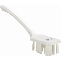 Vikan ULTRA SAFE TECHNOLOGY Handbürste mit langem Griff 41965,  Farbe: weiß