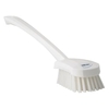 Vikan Waschbürste mit langem Stiel,  medium 41825,  Farbe: weiß