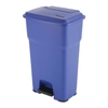 Vileda Abfalleimer Hera mit Pedal,  85 Liter 137759,  Maße (B x L x H): 49 x 39 x 79 cm,  blau