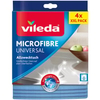 Vileda Geruchsstop Microfaser Allzwecktuch 157801,  1 Packung = 4 Tücher