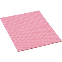 Vileda GP Plus Kurzzeit-Wischtuch,  35 x 35 cm 160707,  1 Packung = 25 Stück,  rot