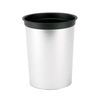 Vileda Papierkorb Leto,  17 Liter 138499,  ohne Ringaufsatz,  Metalloptik