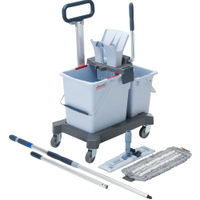 Vileda Prof UltraSpeed Pro Ready-to-Go Doppelfahreimer,  Set 149031,  mit UltraSpeed Trio Mop