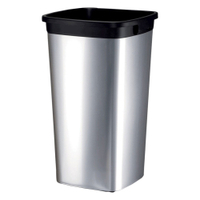 Vileda Professional Abfallsammler Iris,  mit Trichterdeckel 170148,  Fassungsvermögen: 60 Liter,  39 x 39 x 73 cm