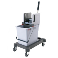 Vileda Professional CombiSpeed Fahreimer,  mit Vertikalpresse 149098,  Maße (L x B x H): 59 x 38 x 86 cm,  25 Liter Eimer