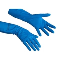 Vileda Professional Comfort Nitrilhandschuh - Der Komfortable 148164,  1 Paar,  Größe: M,  blau
