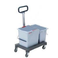 Vileda Professional Doppelfahreimer mit Schiebebügel 149081,  2 x 25 Liter Eimer