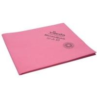 Vileda Professional MicronQuick Microfasertuch,  5-teilig,  40x38cm 152110,  1 Packung = 5 Tücher,  rot
