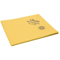 Vileda Professional MicronQuick Microfasertuch,  5-teilig,  40x38cm 152111,  1 Packung = 5 Tücher,  gelb