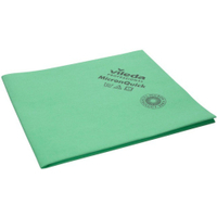 Vileda Professional MicronQuick Microfasertuch,  5-teilig,  40x38cm 152112,  1 Packung = 5 Tücher,  grün
